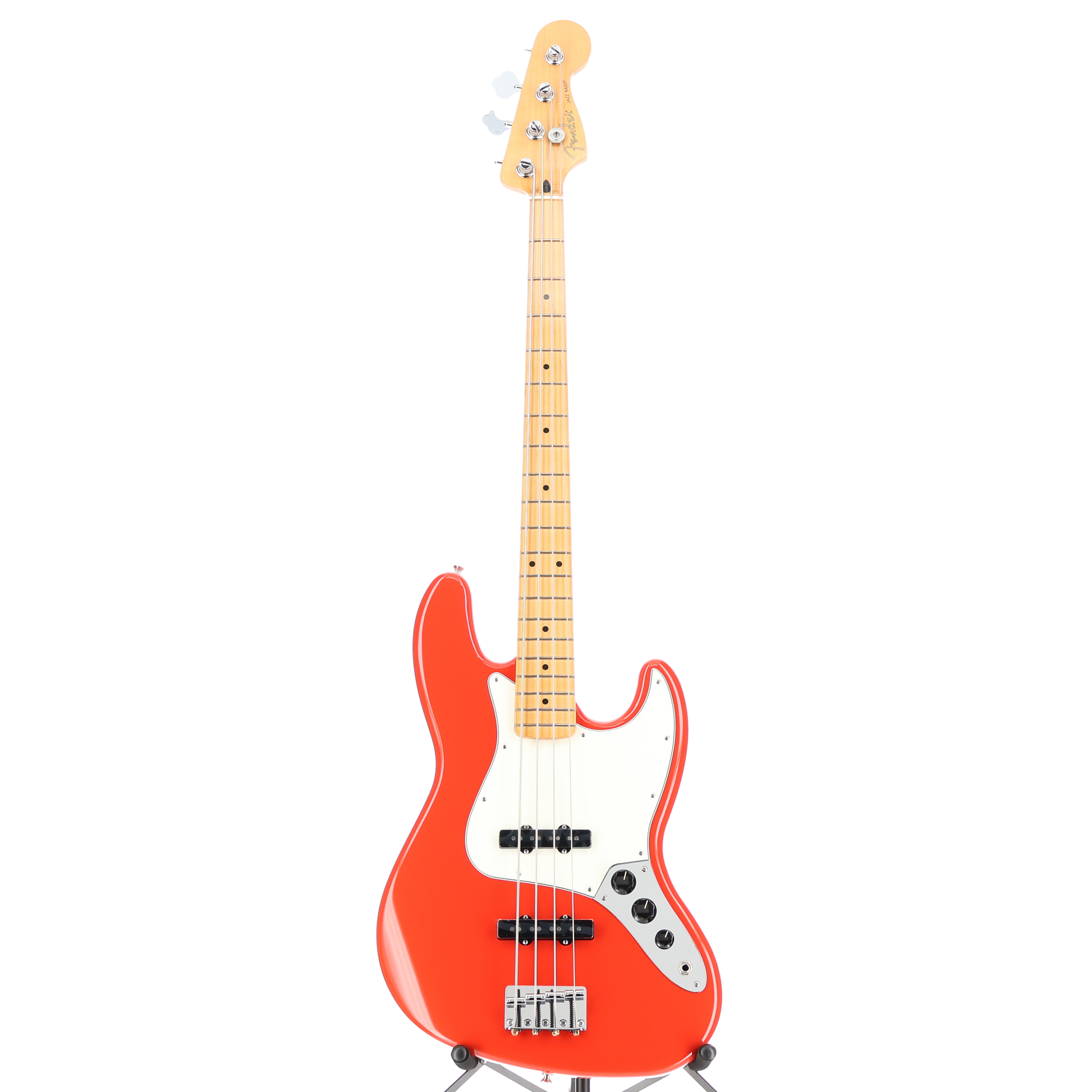 Fender Player II Jazz Bass, Maple Fingerboard, Coral Red (B11) (24713)