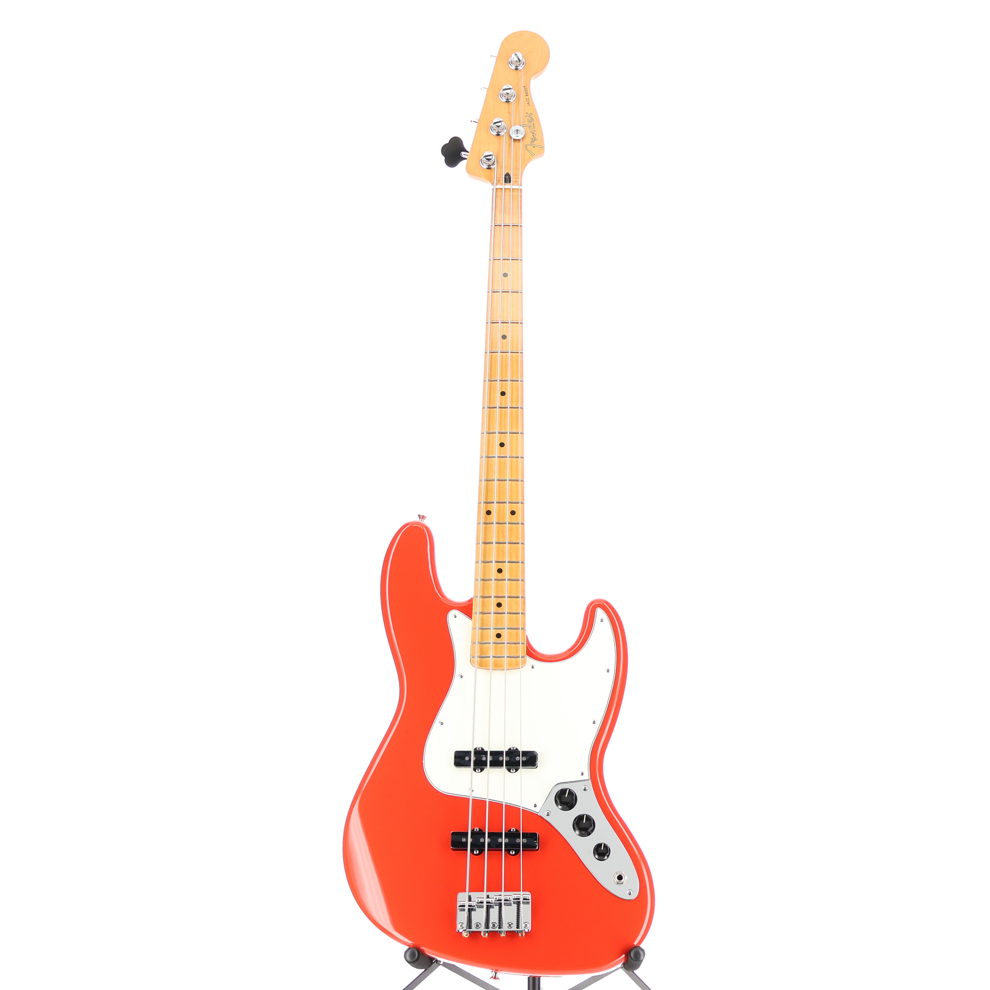 Fender Player II Jazz Bass, Maple Fingerboard, Coral Red (SR) (37020)