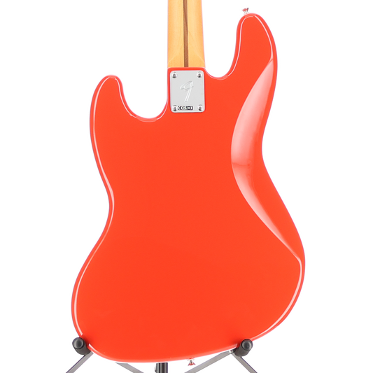 Fender Player II Jazz Bass, Maple Fingerboard, Coral Red (SR) (52339)