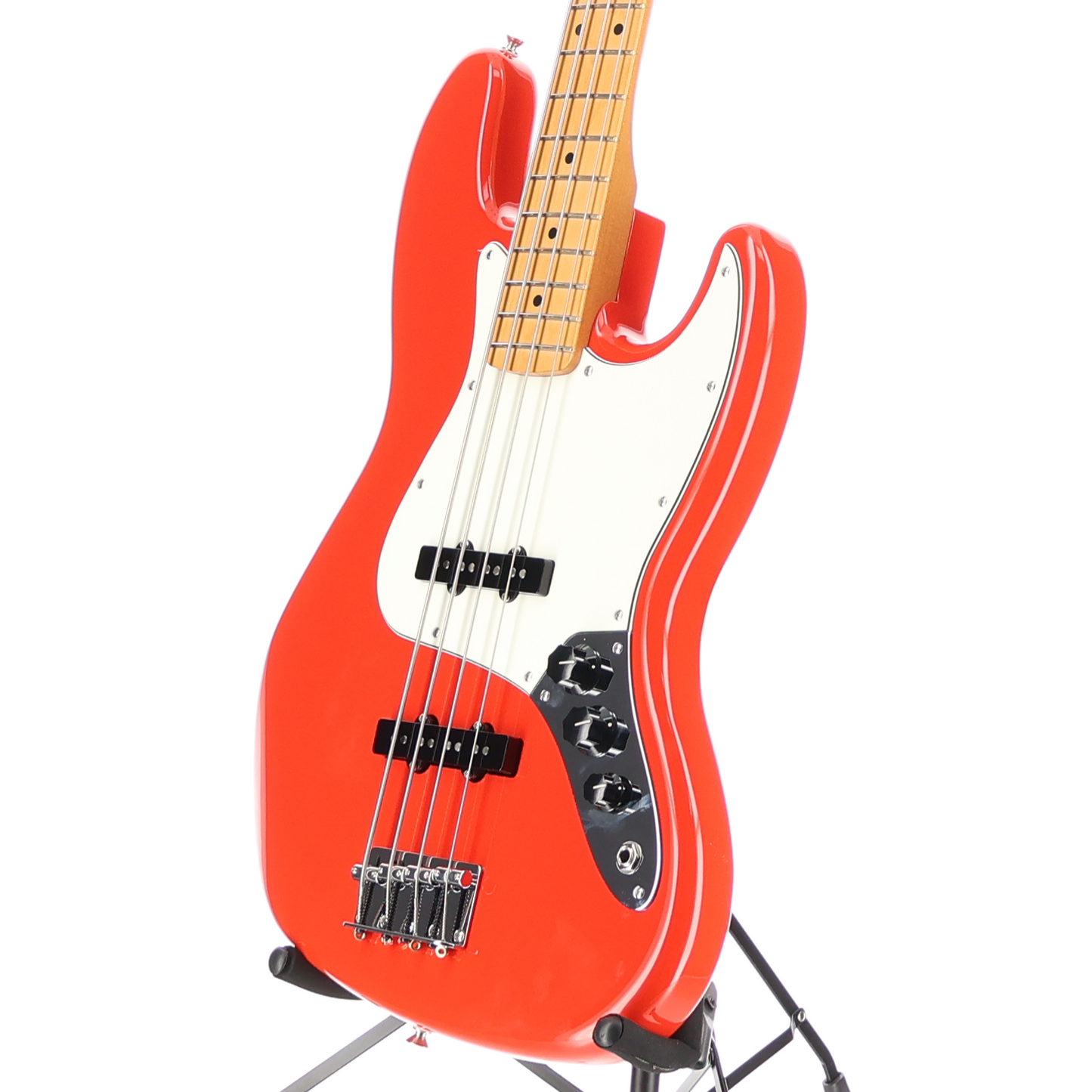 Fender Player II Jazz Bass, Maple Fingerboard, Coral Red (SR) (52339)