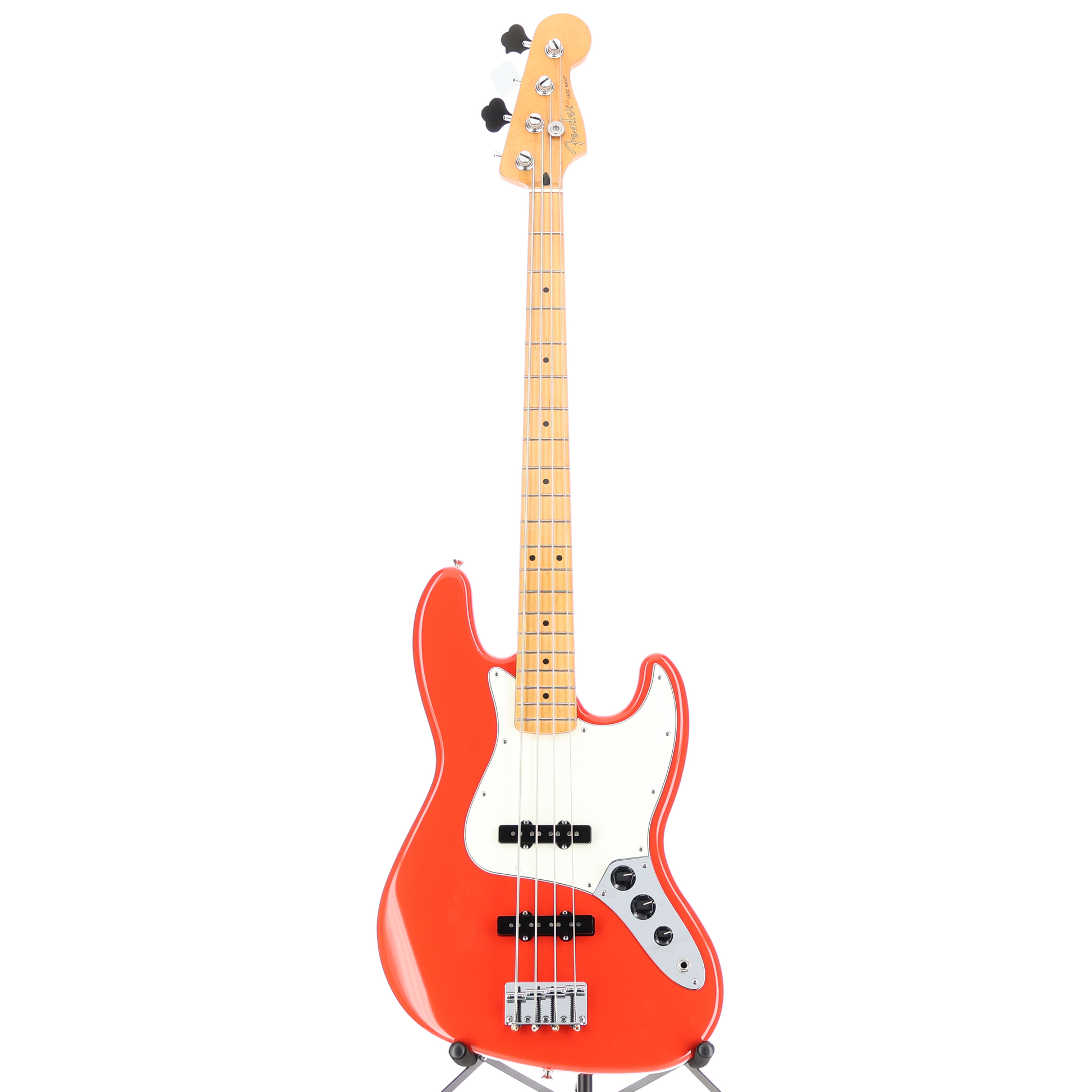 Fender Player II Jazz Bass, Maple Fingerboard, Coral Red (SR) (52339)