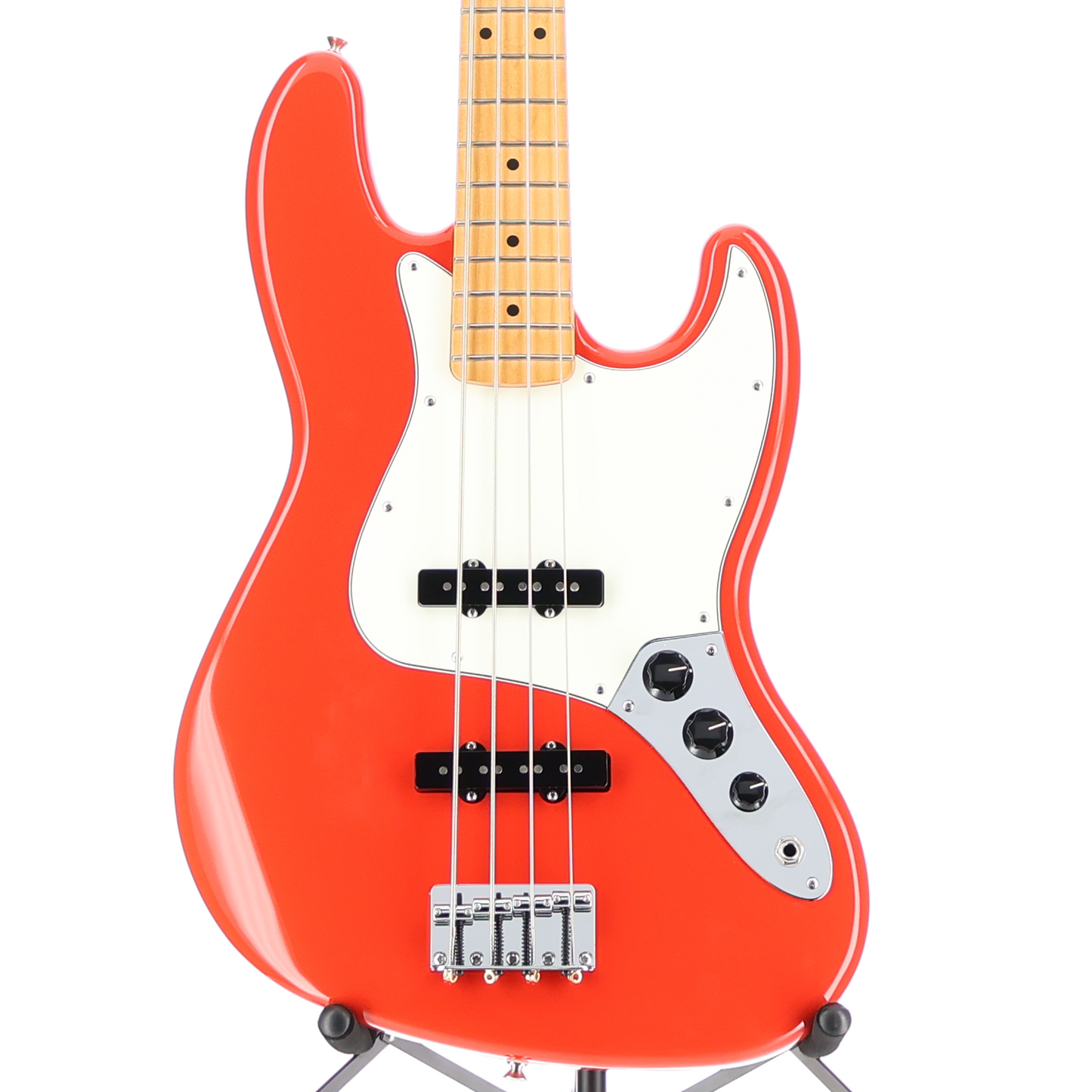 Fender Player II Jazz Bass, Maple Fingerboard, Coral Red (SR) (52339)