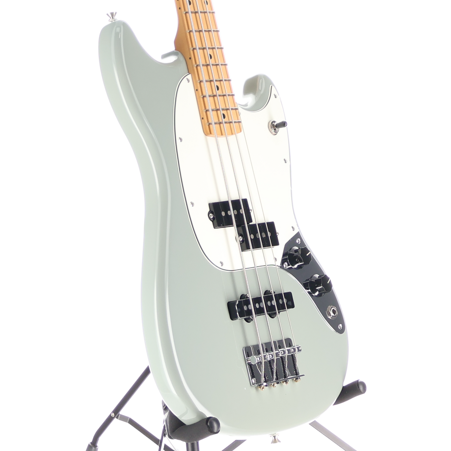 Fender Player II Mustang Bass PJ, Maple Fingerboard, Cactus Gray (A11) (60426)
