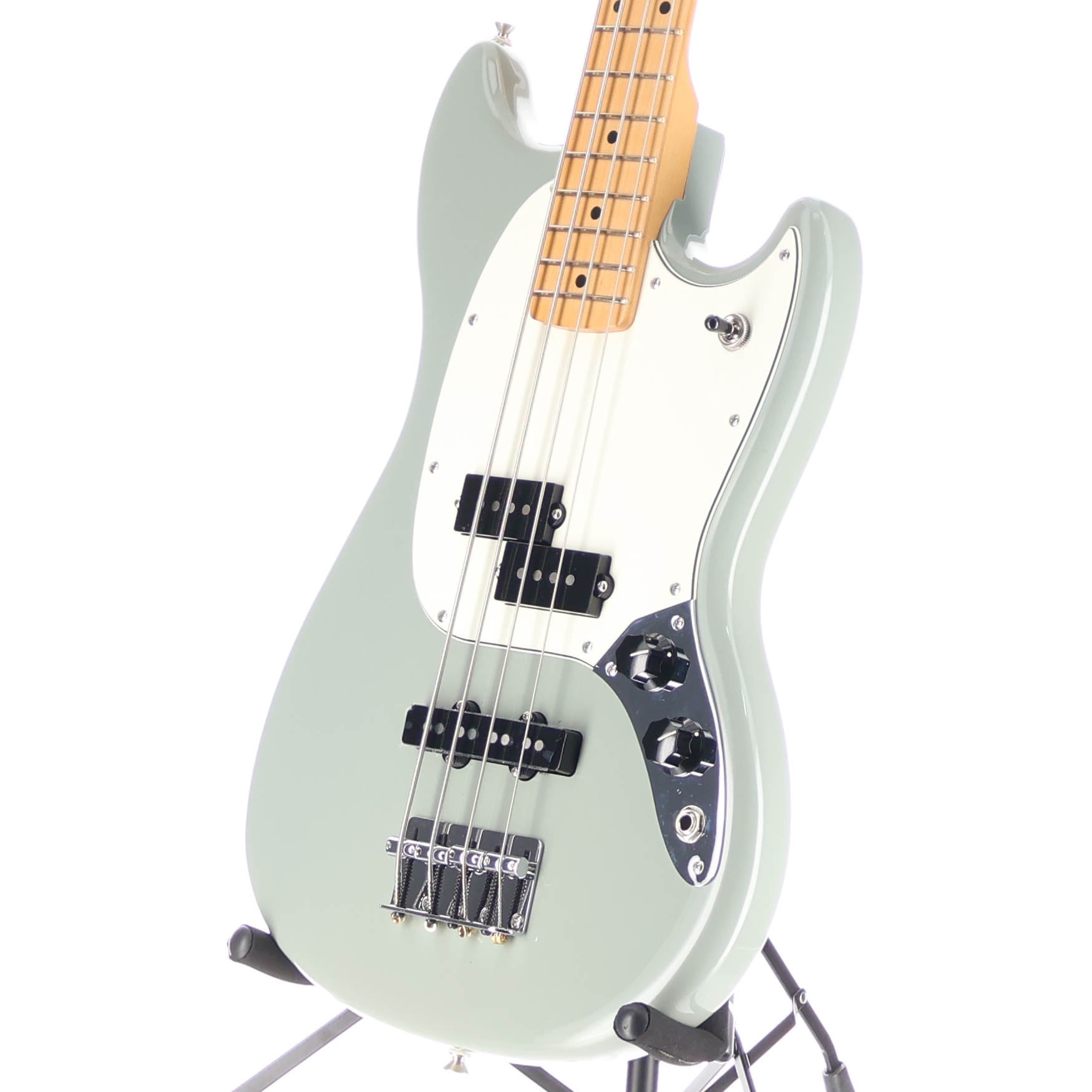 Fender Player II Mustang Bass PJ, Maple Fingerboard, Cactus Gray (A11) (60426)