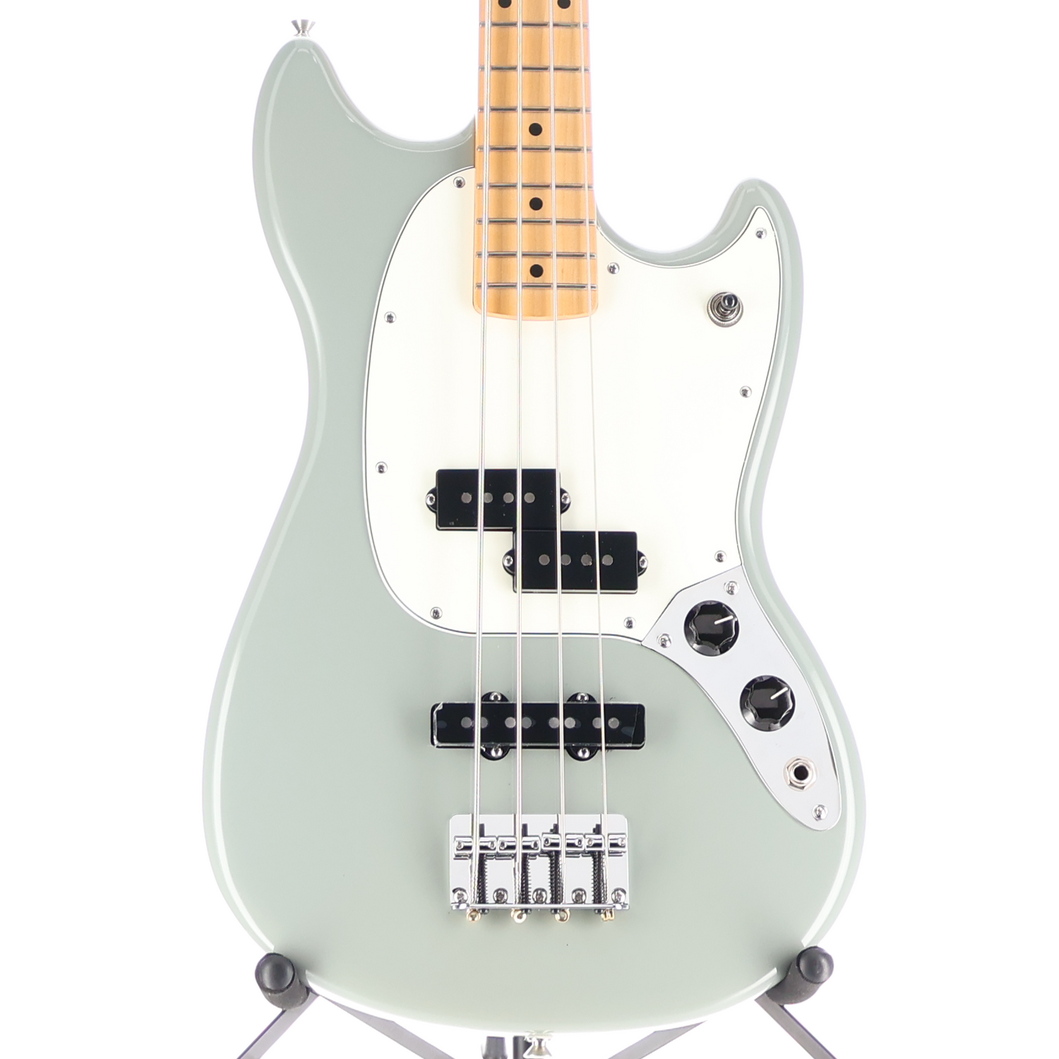 Fender Player II Mustang Bass PJ, Maple Fingerboard, Cactus Gray (A11) (60426)