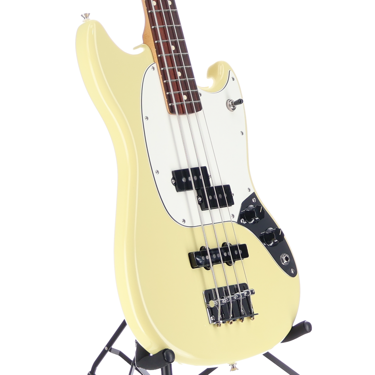 Fender Player II Mustang Bass PJ Rosewood Fingerboard Hialeah Yellow (A11) (98634)