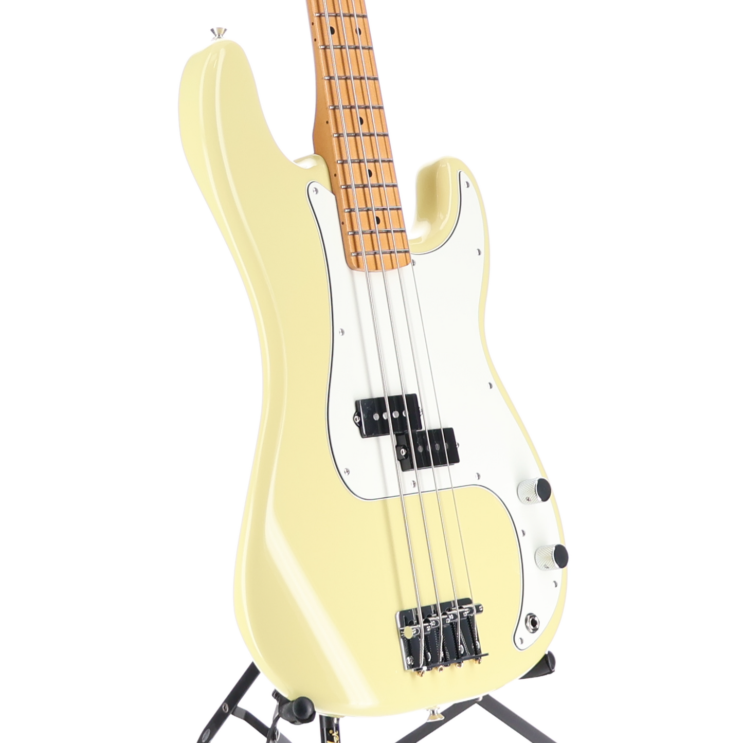 Fender Player II Precision Bass, Maple Fingerboard, Hialeah Yellow (Q6) (12504)