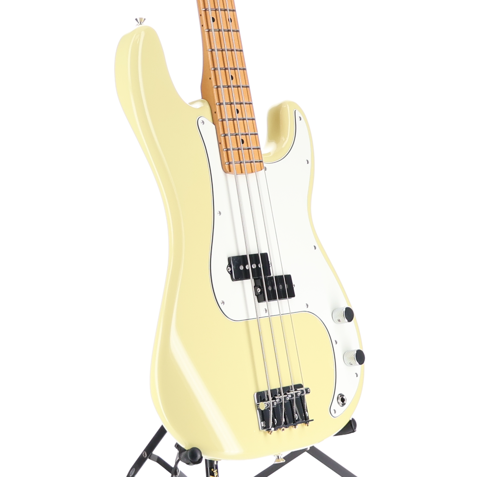 Fender Player II Precision Bass, Maple Fingerboard, Hialeah Yellow (Q6) (12504)