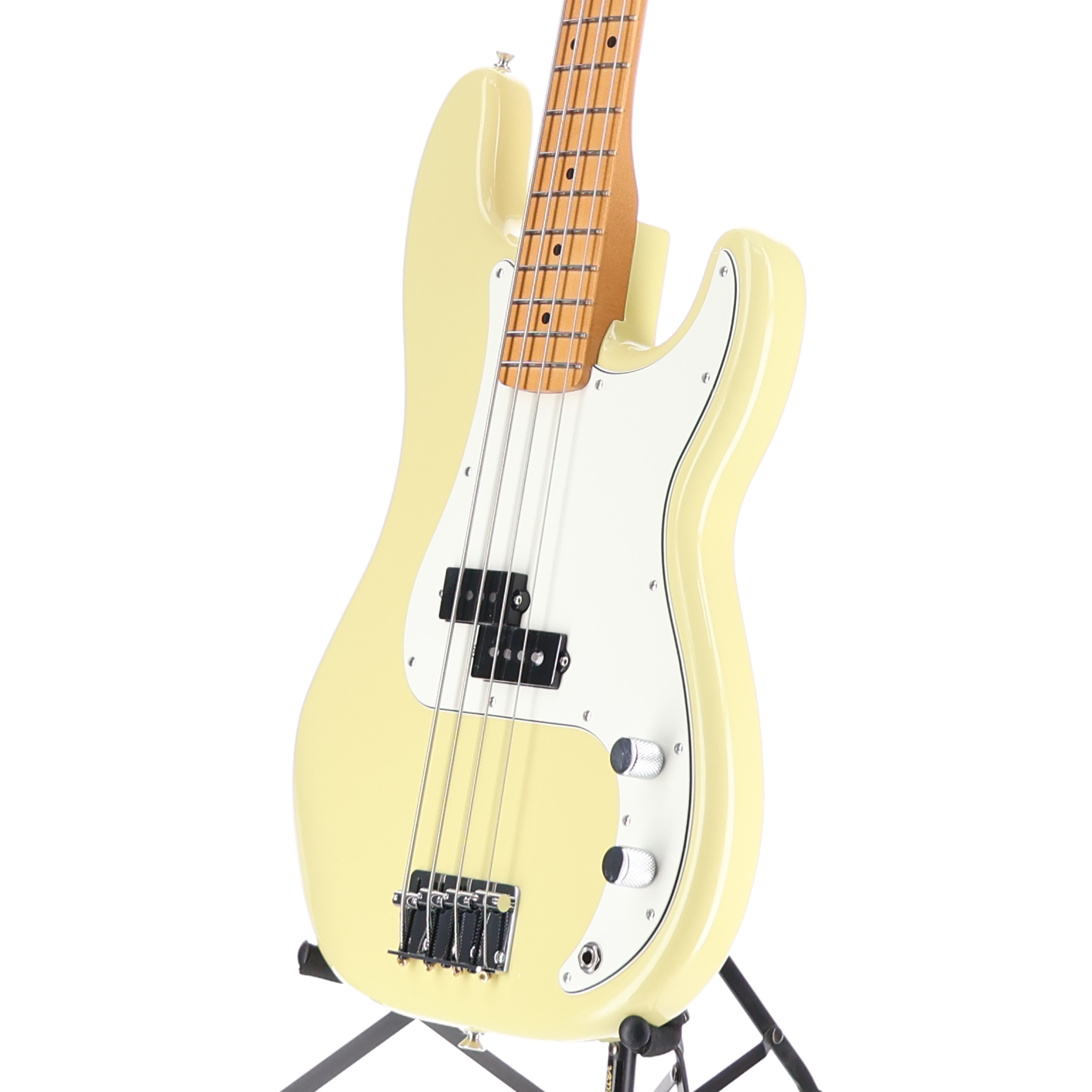 Fender Player II Precision Bass, Maple Fingerboard, Hialeah Yellow (Q6) (12504)
