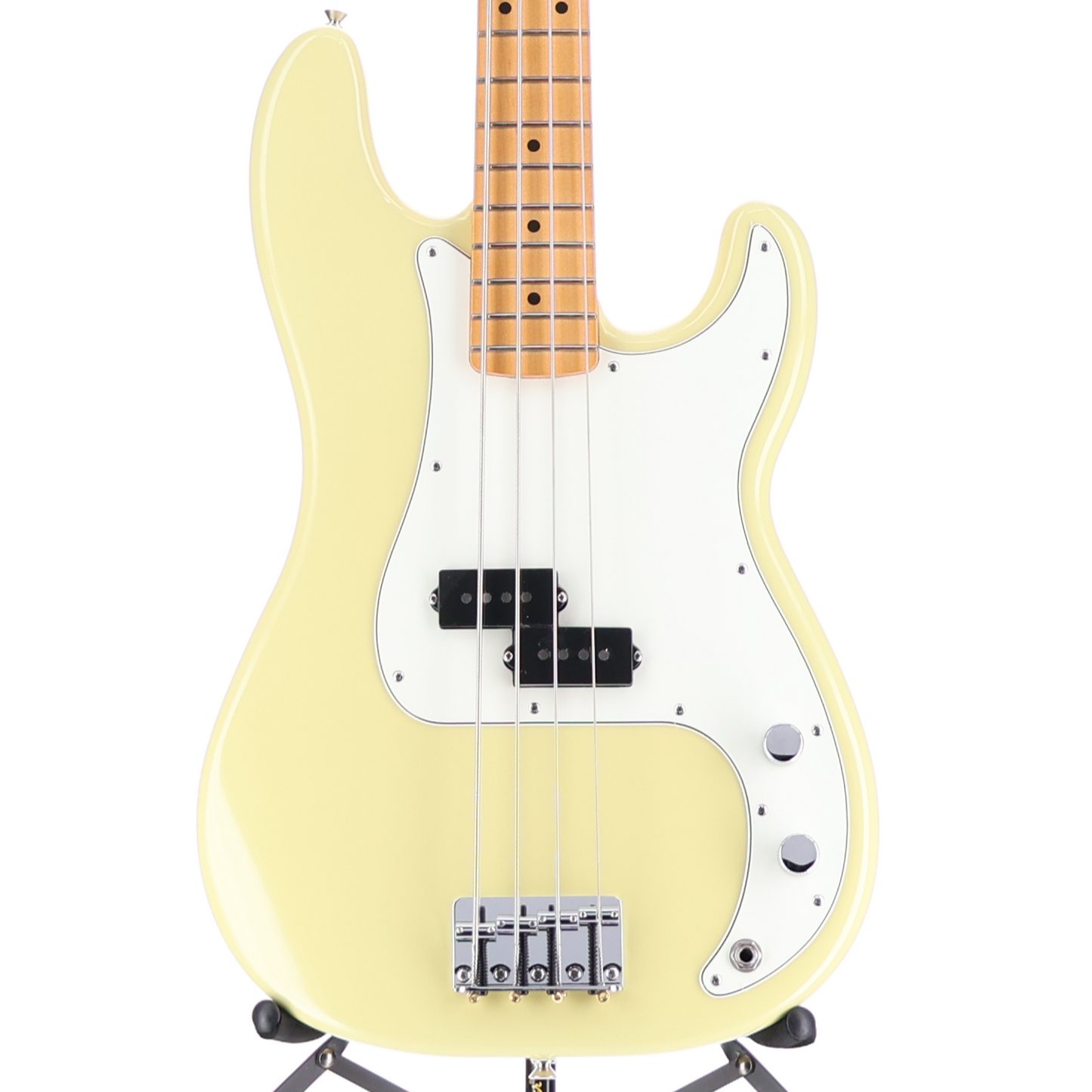 Fender Player II Precision Bass, Maple Fingerboard, Hialeah Yellow (Q6) (12504)