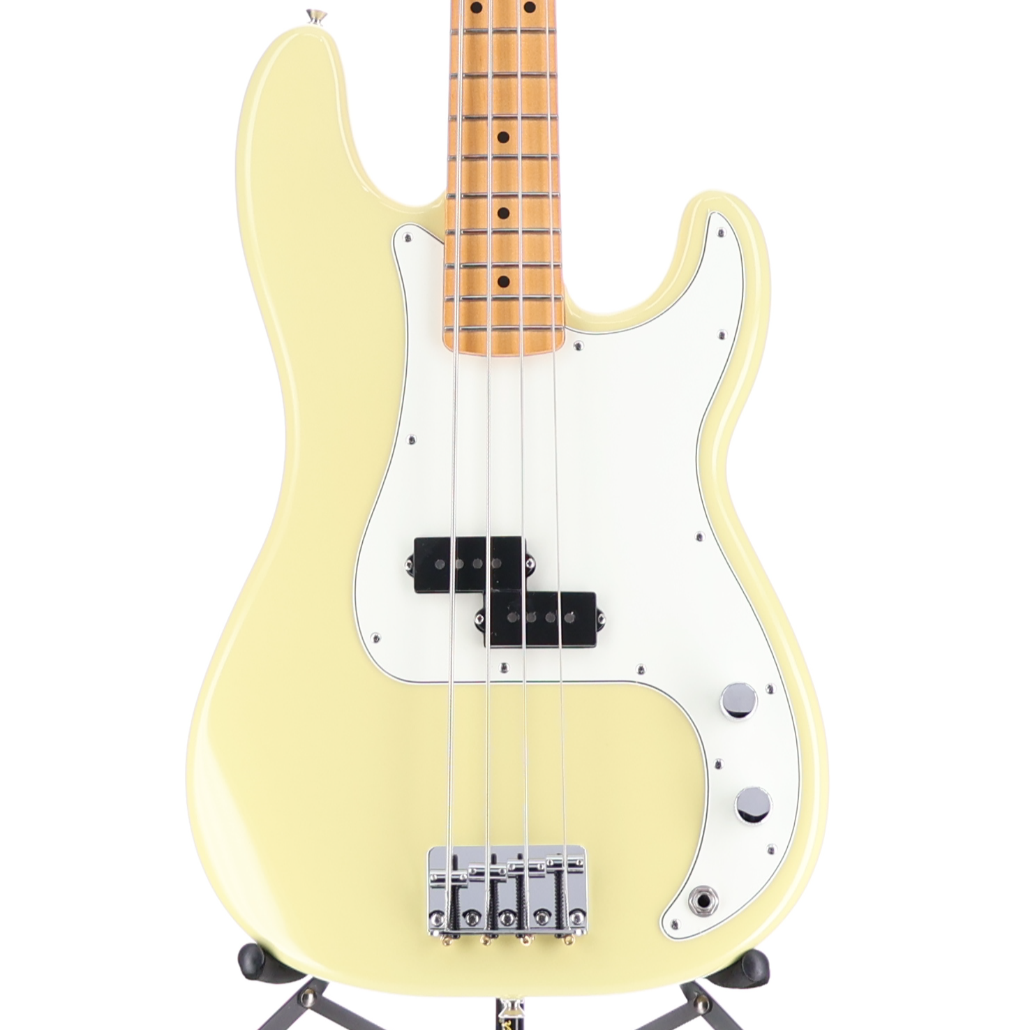 Fender Player II Precision Bass, Maple Fingerboard, Hialeah Yellow (Q6) (12504)