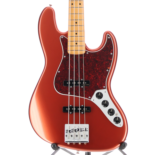 Fender Player Plus Jazz Bass, Maple Fingerboard, Aged Candy Apple Red (AA4) (48399)