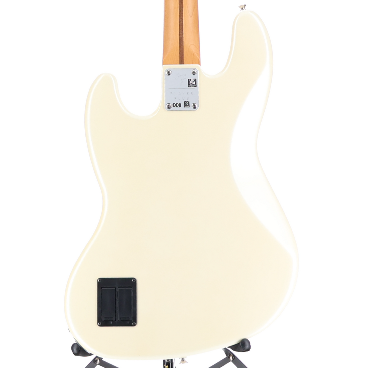 Fender Player Plus Jazz Bass, Maple Fingerboard, Olympic Pearl (G8) (94124)