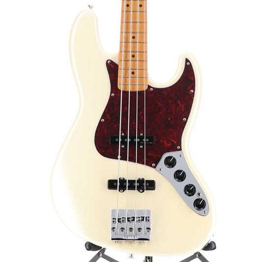 Fender Player Plus Jazz Bass, Maple Fingerboard, Olympic Pearl (G8) (94124)