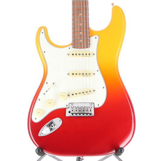 Fender Player Plus Stratocaster, Left-Hand, Pau Ferro Fingerboard, Tequila Sunrise (K1) (03978)