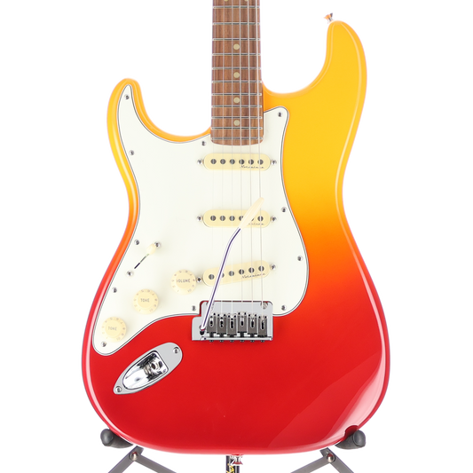 Fender Player Plus Stratocaster, Left-Hand, Pau Ferro Fingerboard, Tequila Sunrise (K4) (85117)