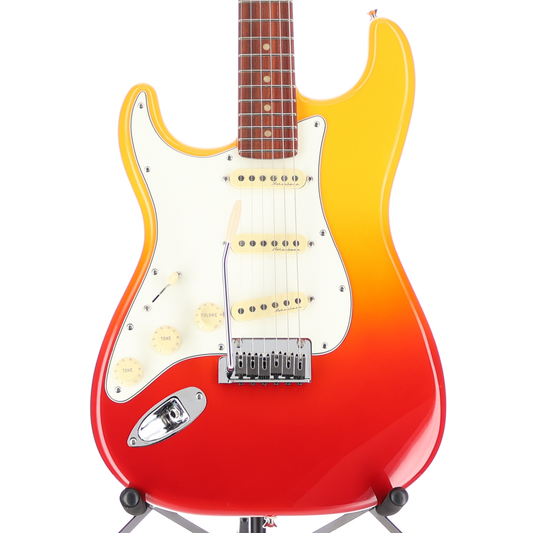Fender Player Plus Stratocaster, Left-Hand, Pau Ferro Fingerboard, Tequila Sunrise (K9) (61828)