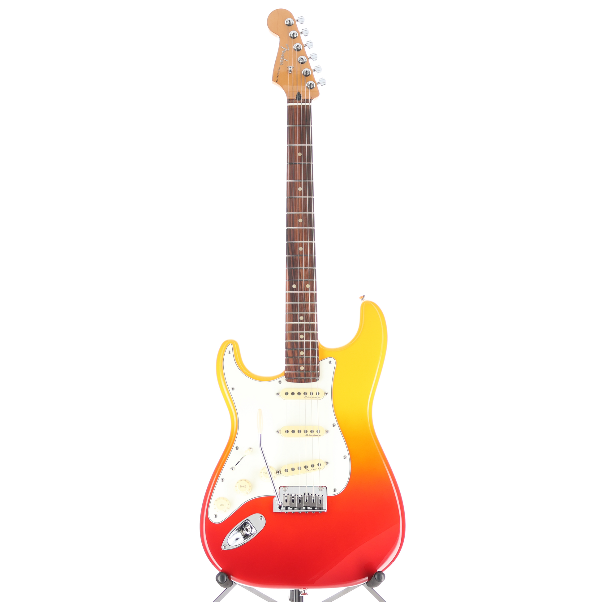 Fender Player Plus Stratocaster, Left-Hand, Pau Ferro Fingerboard, Tequila Sunrise (O6) (13710)