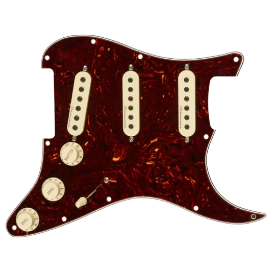 Fender Pre-Wired Strat Pickguard, Hot Noiseless SSS