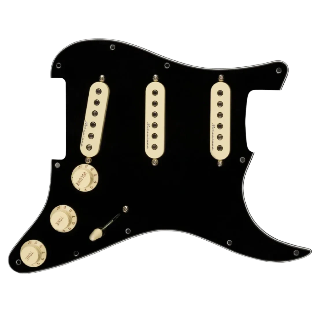 Fender Pre-Wired Strat Pickguard, Hot Noiseless SSS