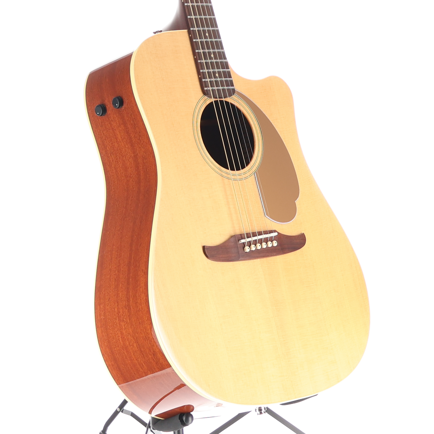 Fender Redondo Player, Walnut Fingerboard, Gold Pickguard, Natural (H7) (07303)