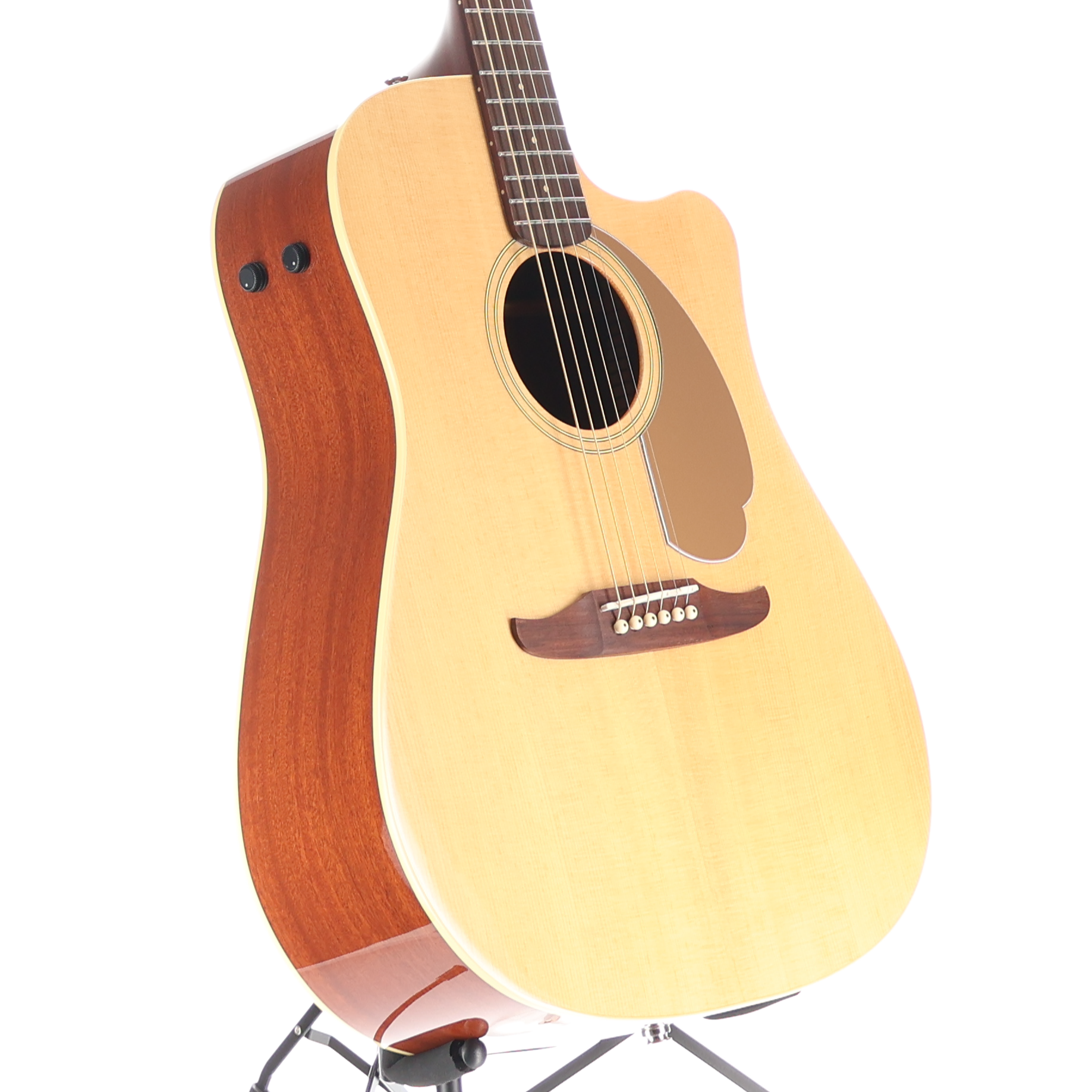 Fender Redondo Player, Walnut Fingerboard, Gold Pickguard, Natural (H7) (07303)