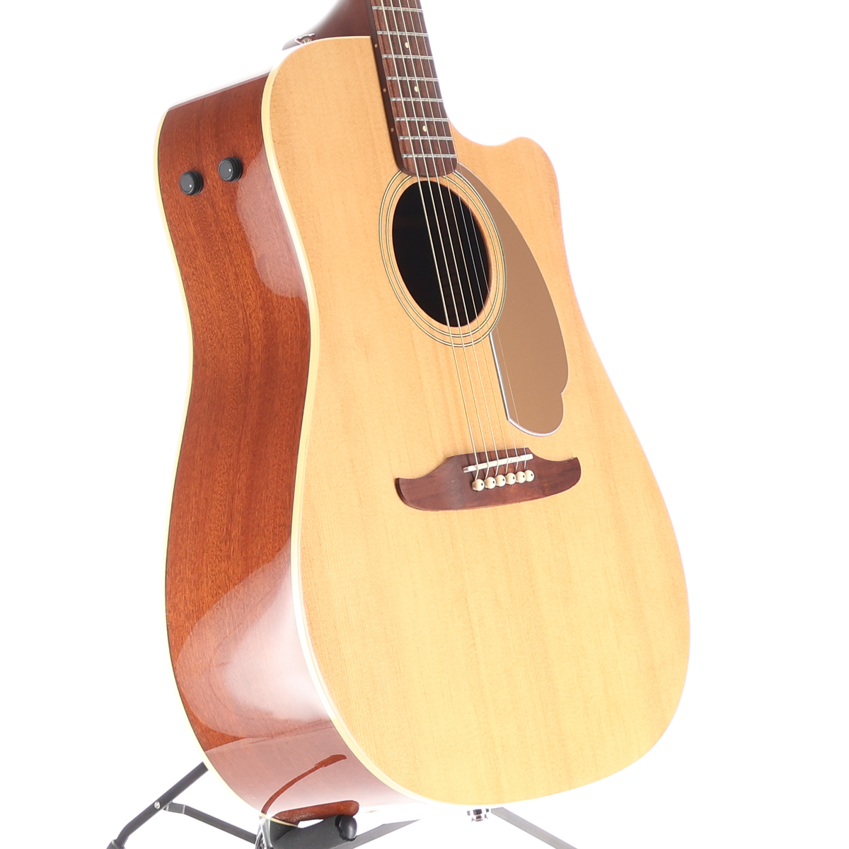 Fender Redondo Player, Walnut Fingerboard, Gold Pickguard, Natural (J2) (43006)