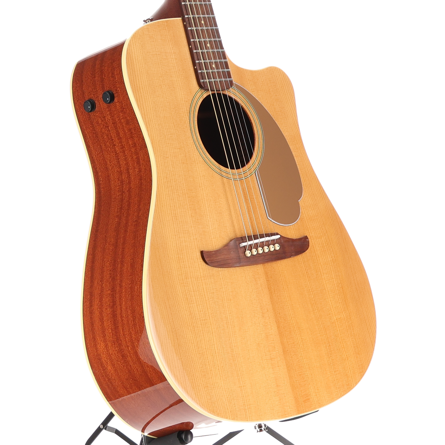 Fender Redondo Player, Walnut Fingerboard, Gold Pickguard, Natural (K2) (07311)
