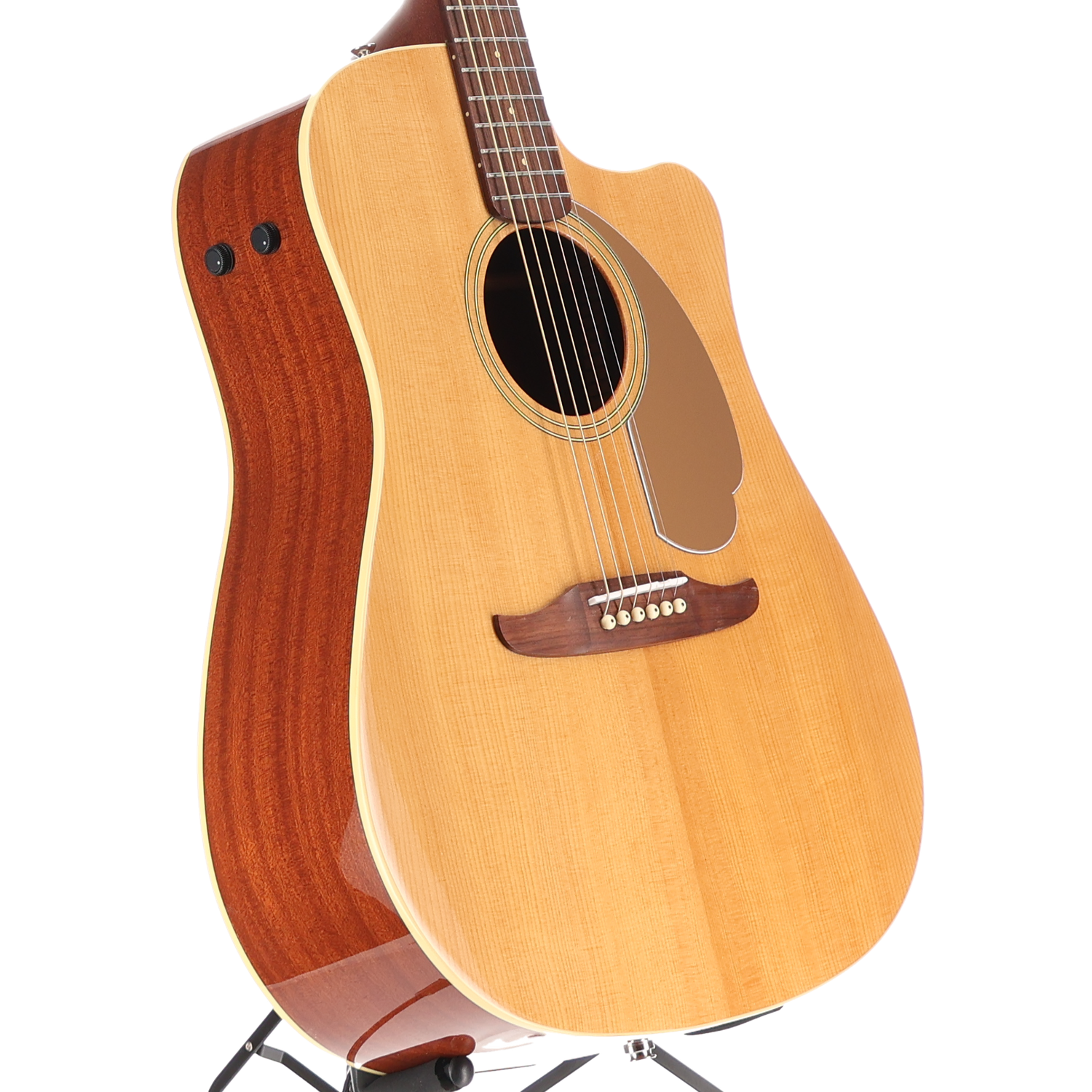 Fender Redondo Player, Walnut Fingerboard, Gold Pickguard, Natural (K2) (07311)
