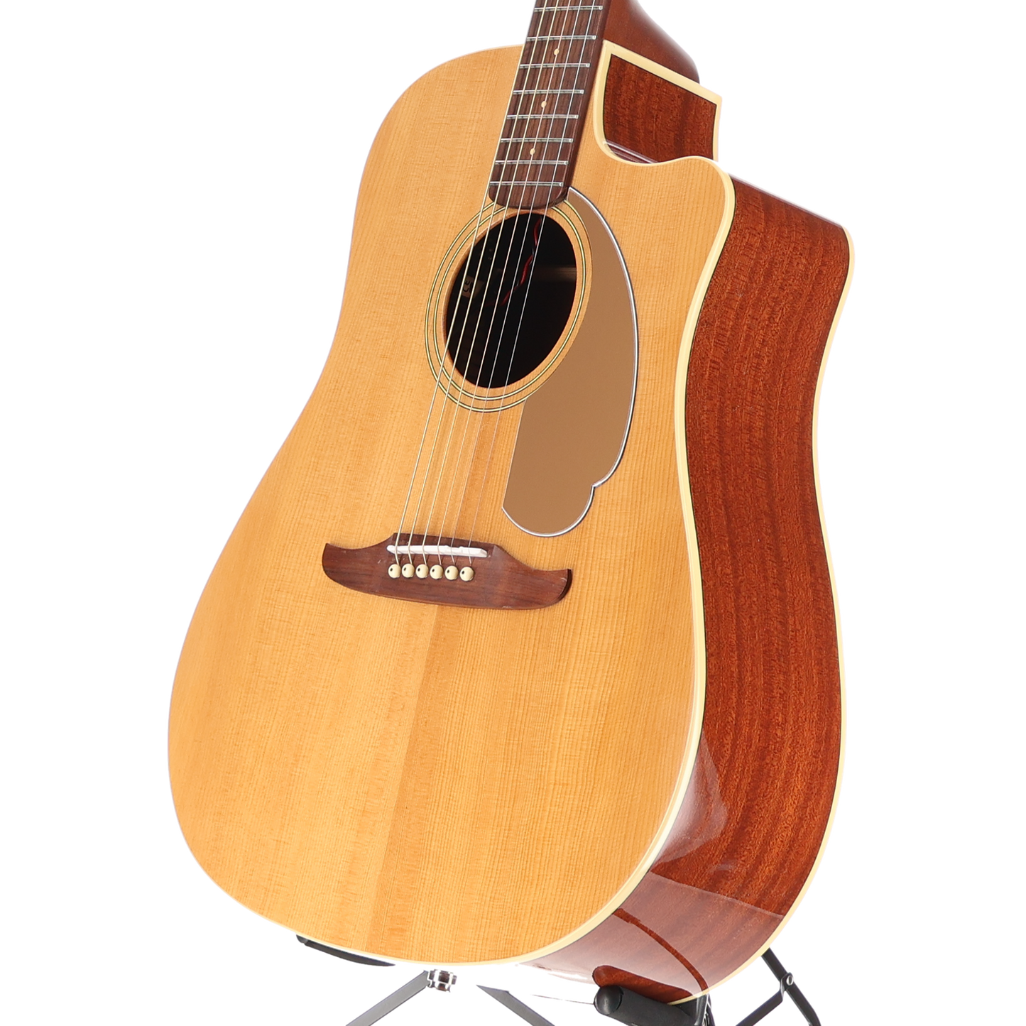 Fender Redondo Player, Walnut Fingerboard, Gold Pickguard, Natural (K2) (07311)