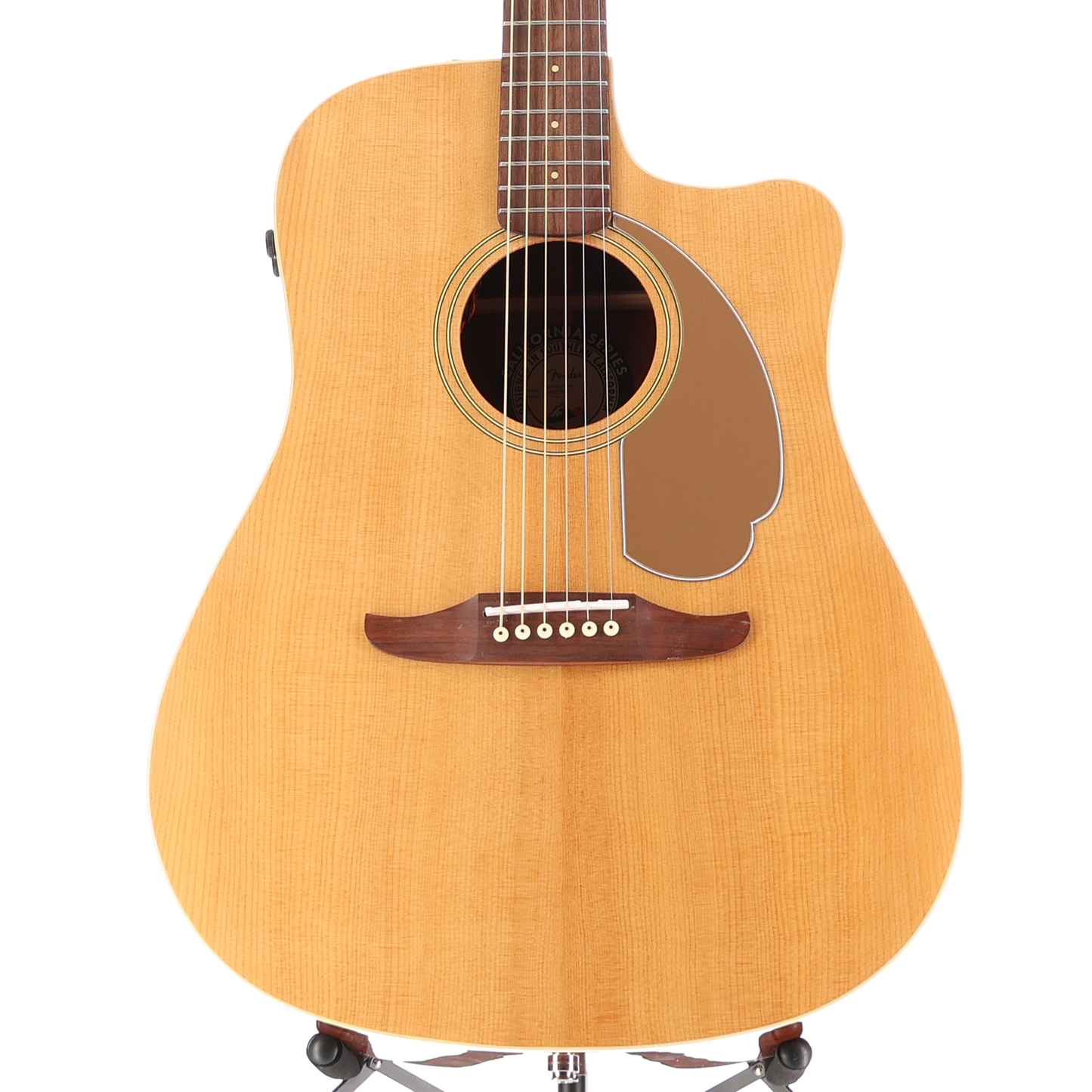 Fender Redondo Player, Walnut Fingerboard, Gold Pickguard, Natural (K2) (07311)