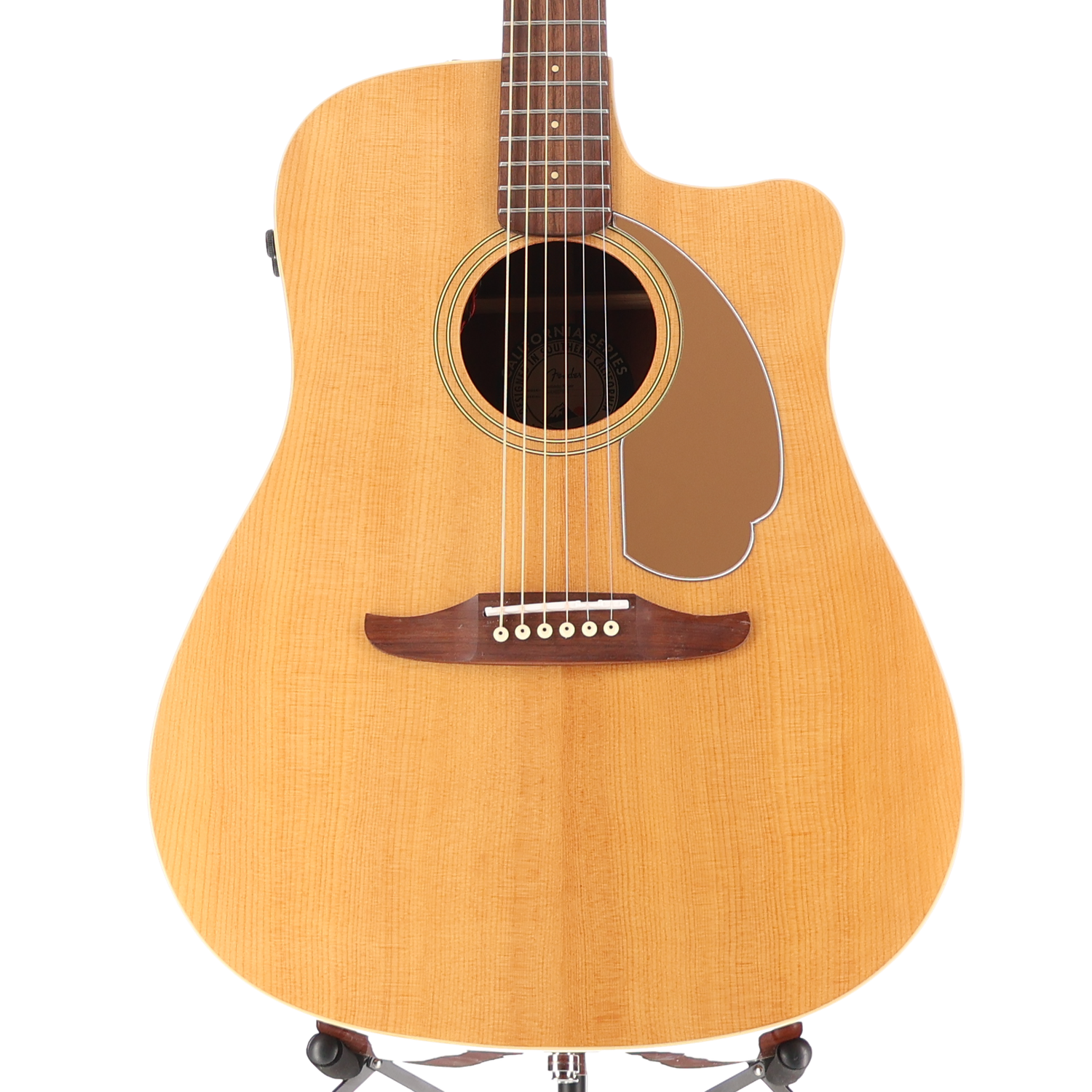 Fender Redondo Player, Walnut Fingerboard, Gold Pickguard, Natural (K2) (07311)
