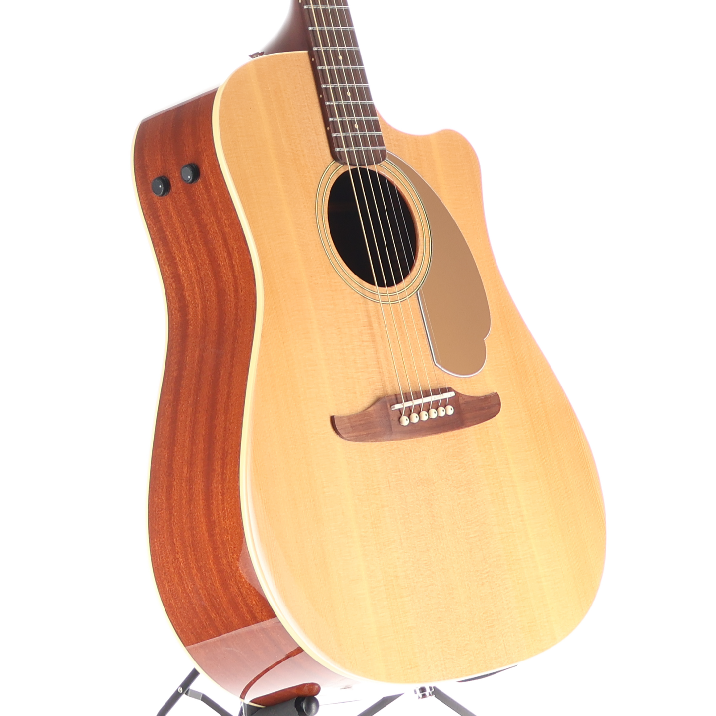 Fender Redondo Player, Walnut Fingerboard, Gold Pickguard, Natural (L1) (07306)