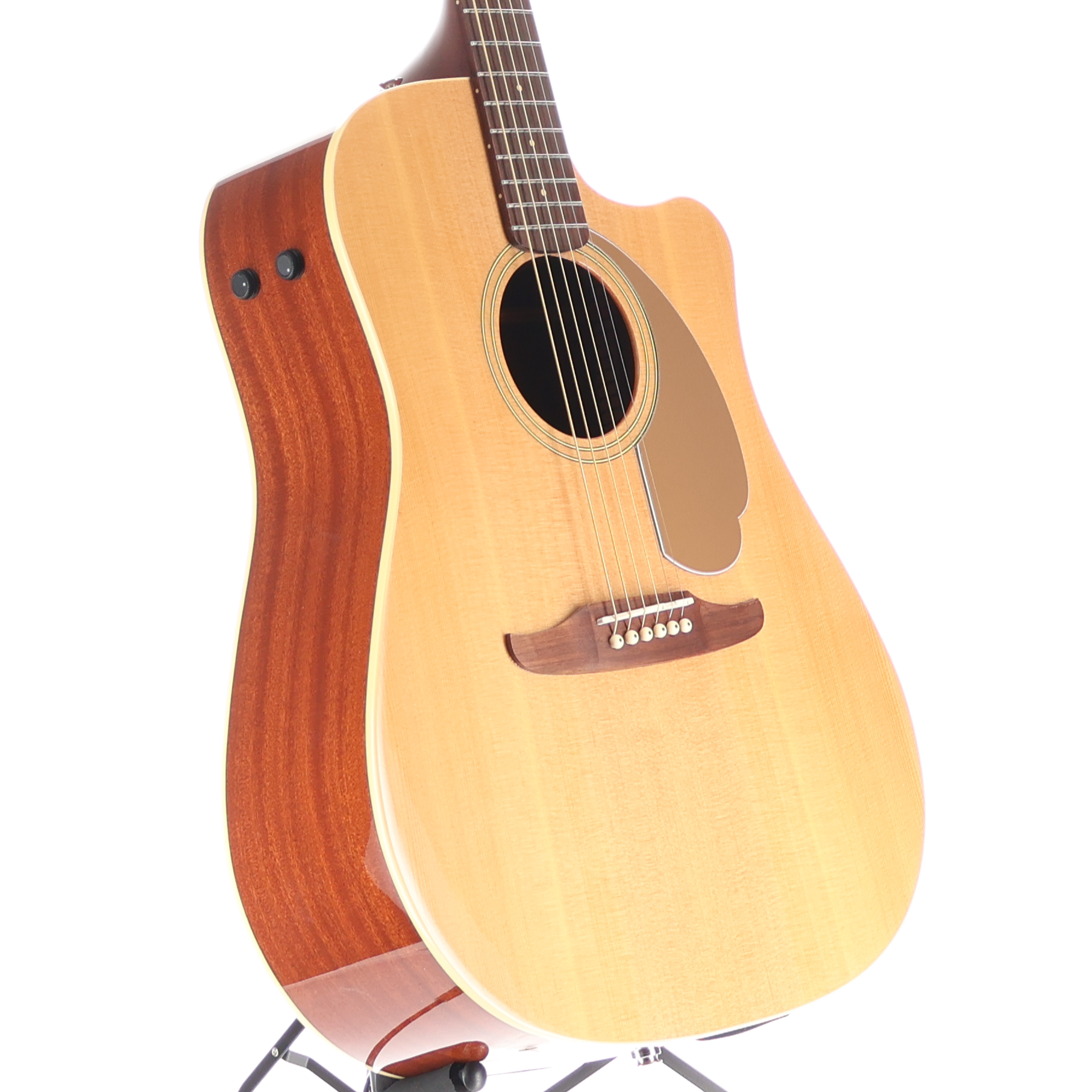 Fender Redondo Player, Walnut Fingerboard, Gold Pickguard, Natural (L1) (07306)