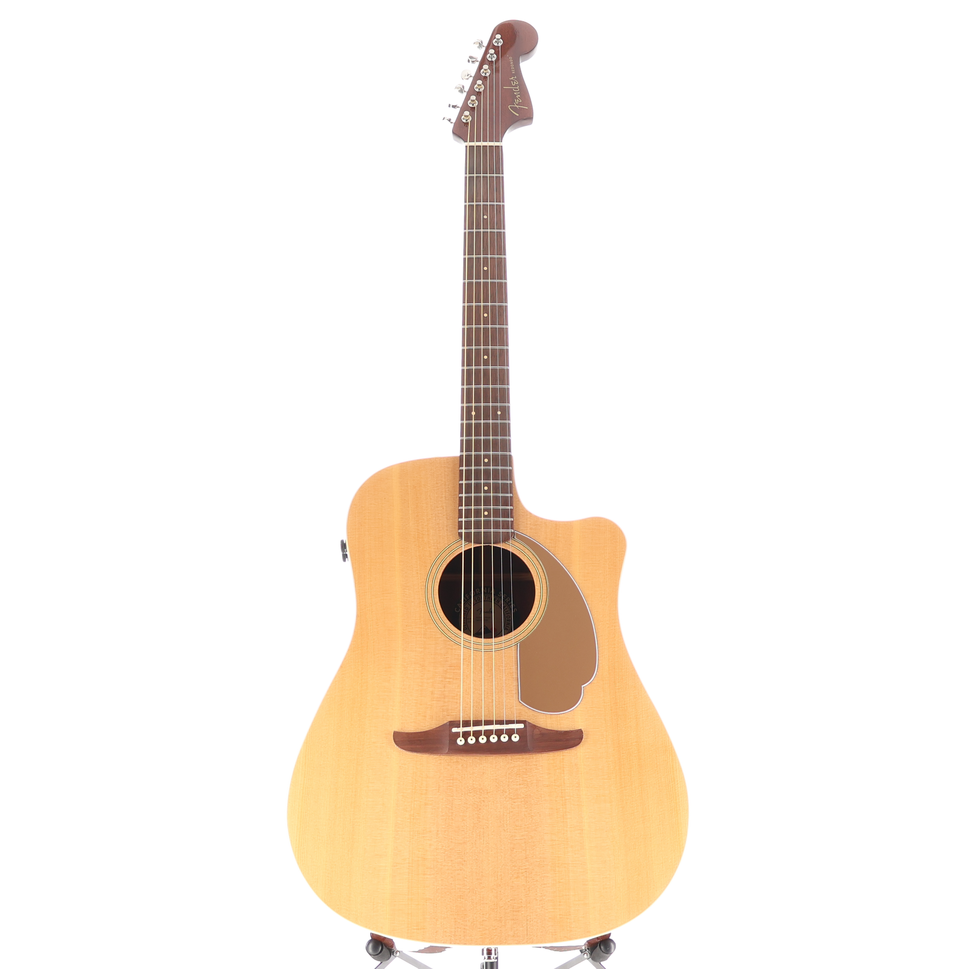 Fender Redondo Player, Walnut Fingerboard, Gold Pickguard, Natural (L1) (07306)