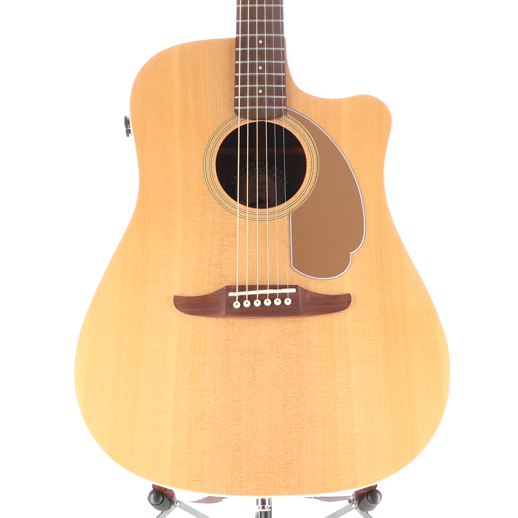 Fender Redondo Player, Walnut Fingerboard, Gold Pickguard, Natural (L1) (07306)