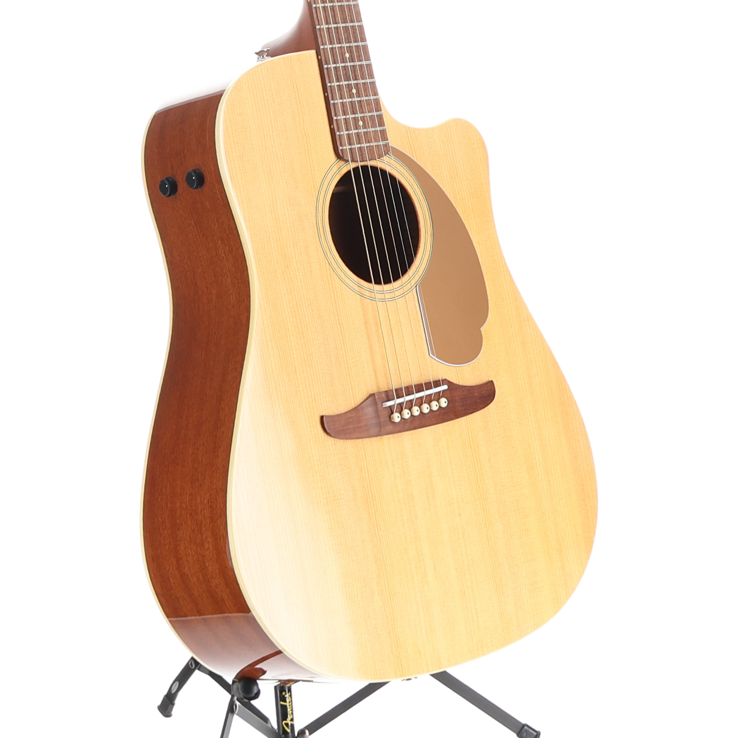 Fender Redondo Player, Walnut Fingerboard, Gold Pickguard, Natural (O2) (07949)