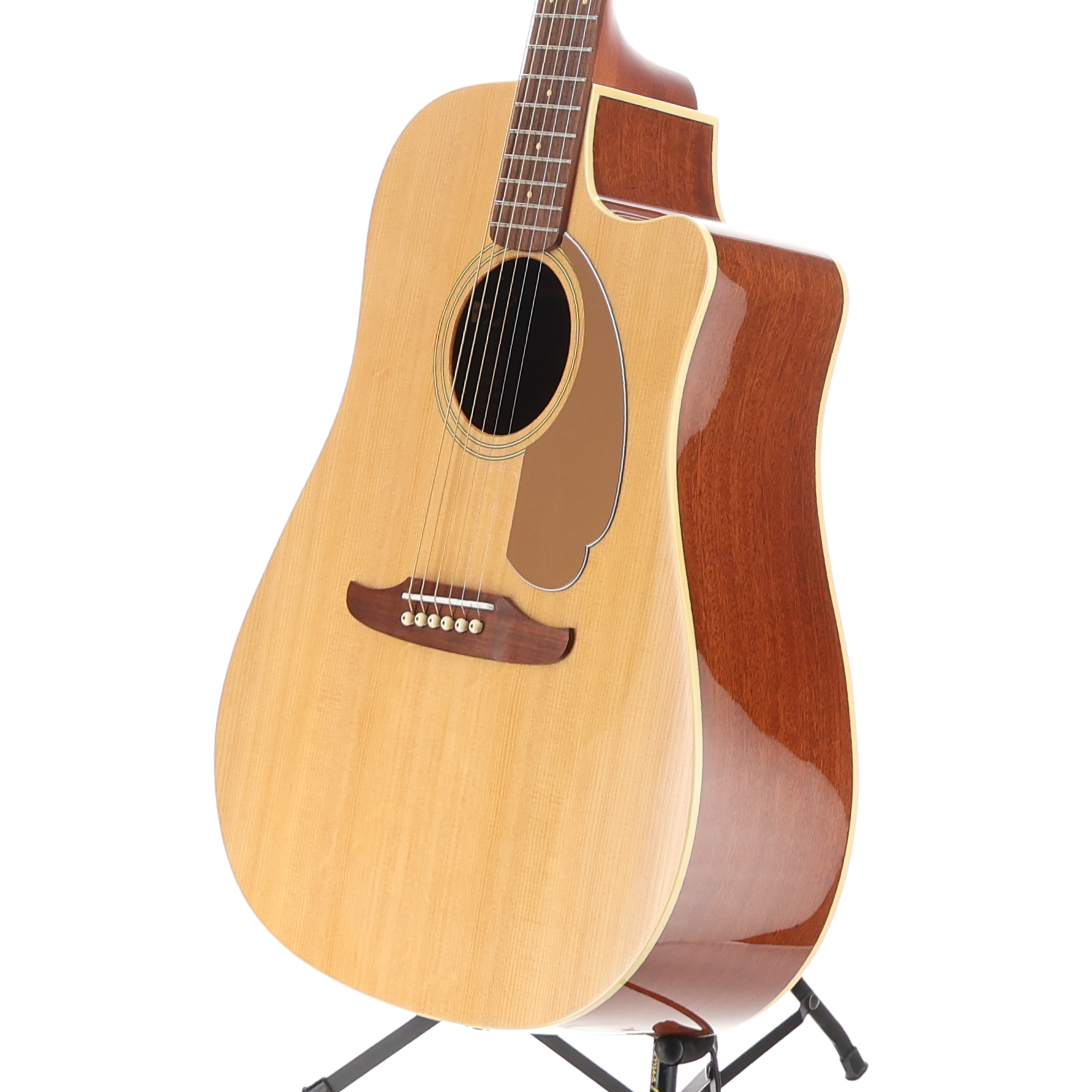 Fender Redondo Player, Walnut Fingerboard, Gold Pickguard, Natural (O2) (07949)