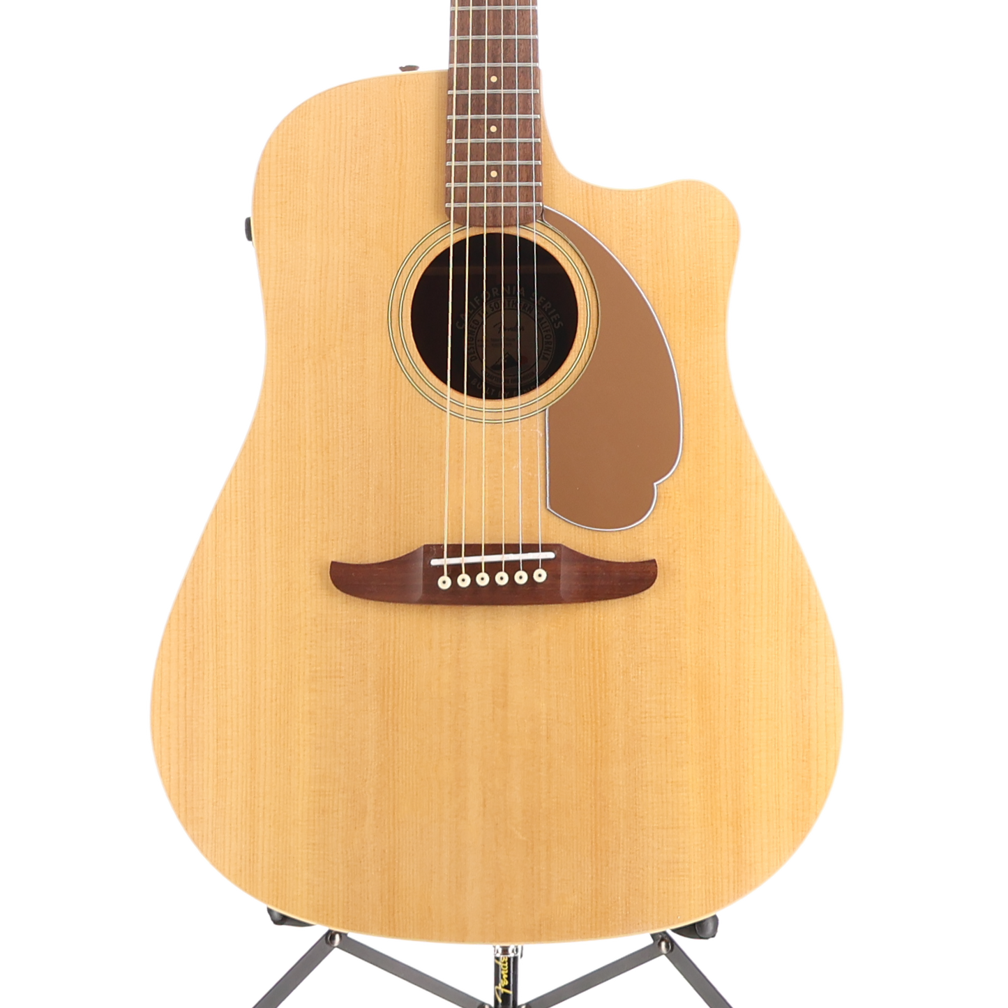 Fender Redondo Player, Walnut Fingerboard, Gold Pickguard, Natural (O2) (07949)