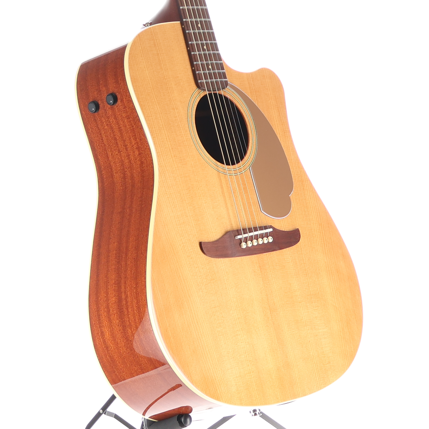 Fender Redondo Player, Walnut Fingerboard, Gold Pickguard, Natural (S1) (07310)