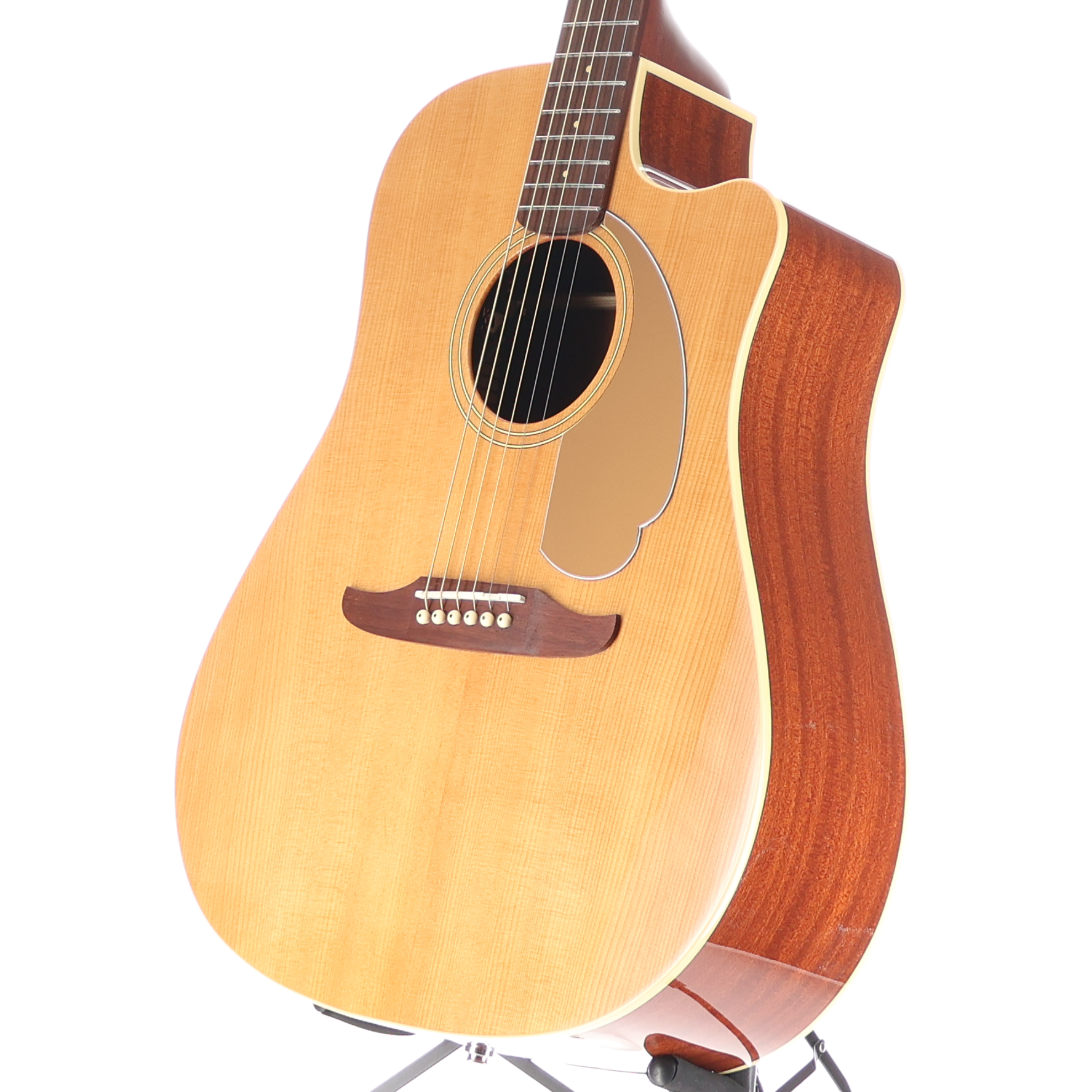 Fender Redondo Player, Walnut Fingerboard, Gold Pickguard, Natural (S1) (07310)