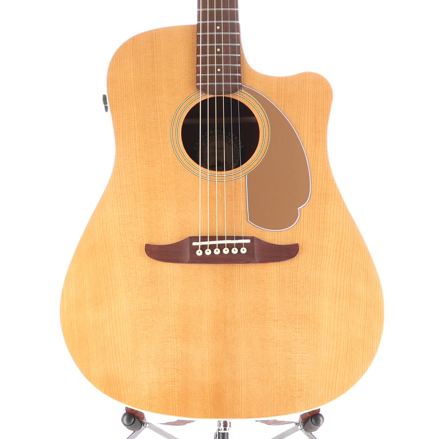 Fender Redondo Player, Walnut Fingerboard, Gold Pickguard, Natural (S1) (07310)