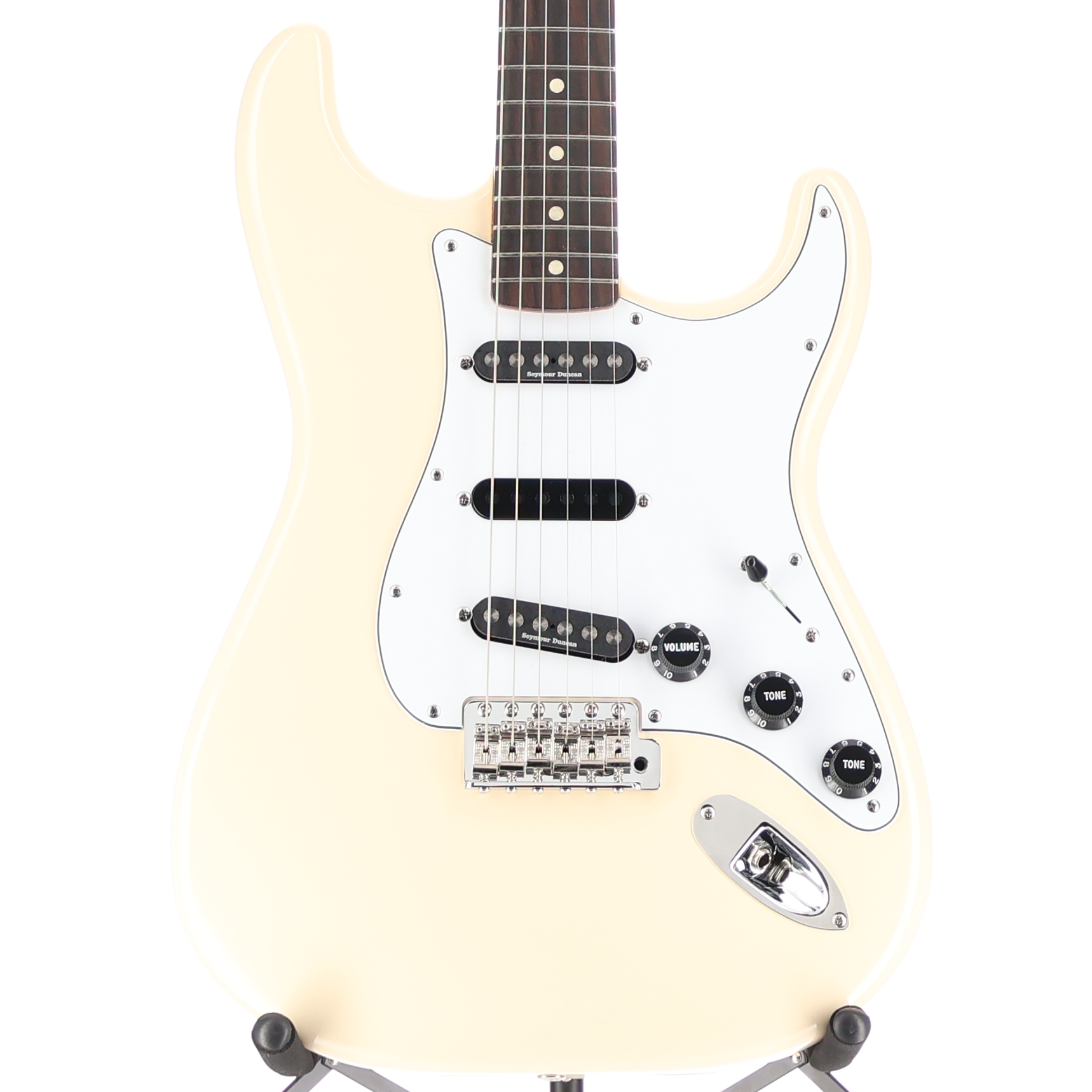 Fender Ritchie Blackmore Stratocaster, Scalloped Rosewood Fingerboard, Olympic White (Y1) (38548)