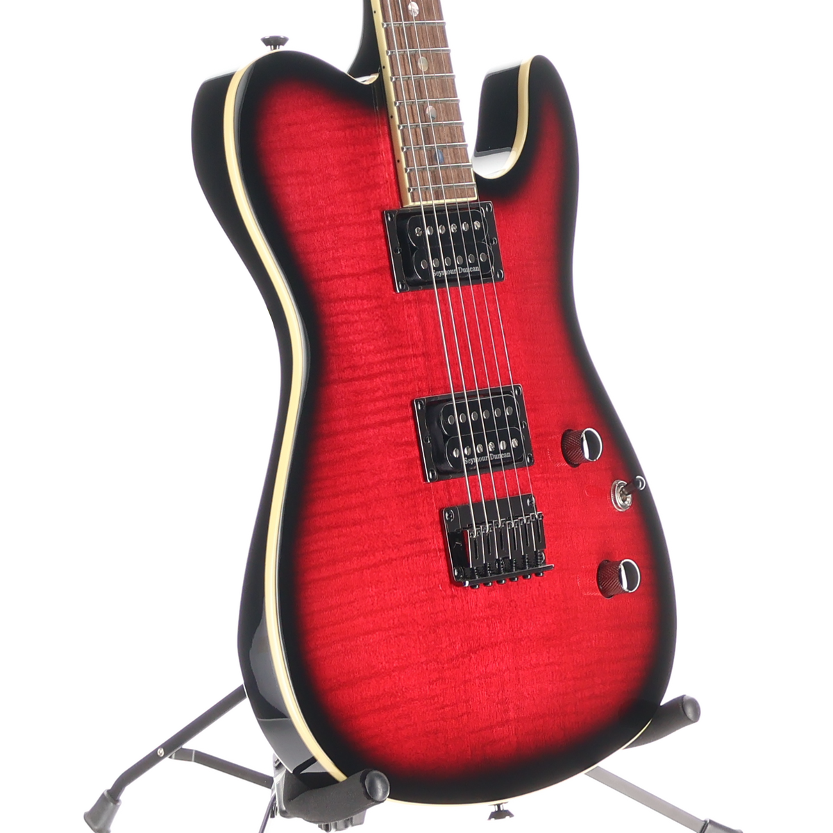 Fender Special Edition Custom Telecaster FMT HH, Laurel Fingerboard, Black Cherry Burst (K9) (01112)