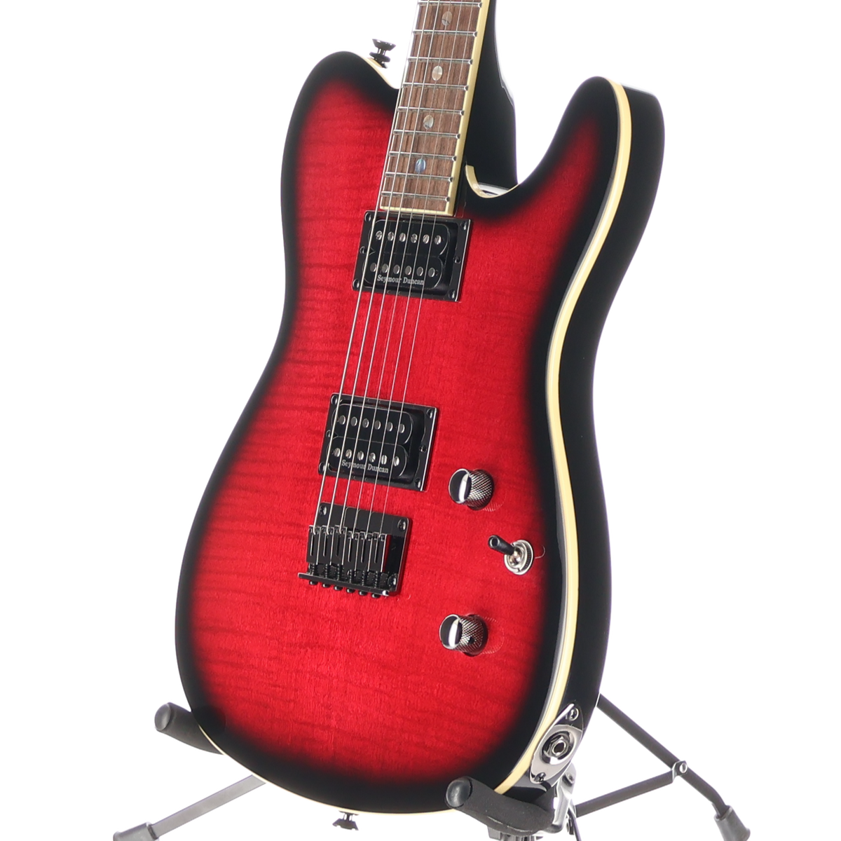 Fender Special Edition Custom Telecaster FMT HH, Laurel Fingerboard, Black Cherry Burst (K9) (01112)