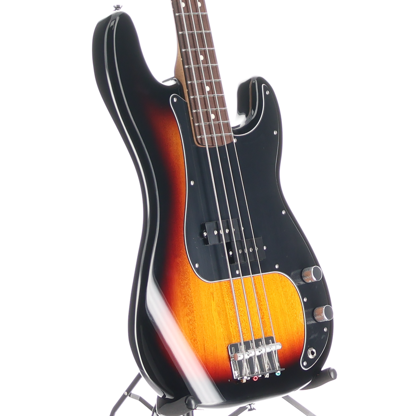 Fender Standard Precision Bass, Laurel Fingerboard, Black Pickguard, 3-Color Sunburst (SR) (08159)