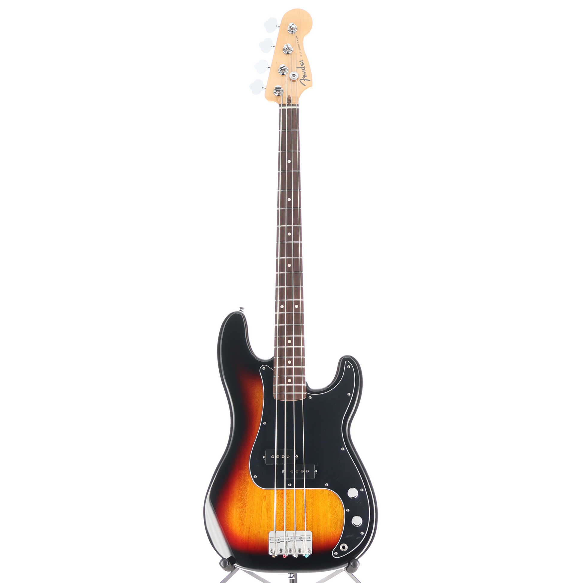Fender Standard Precision Bass, Laurel Fingerboard, Black Pickguard, 3-Color Sunburst (SR) (08159)