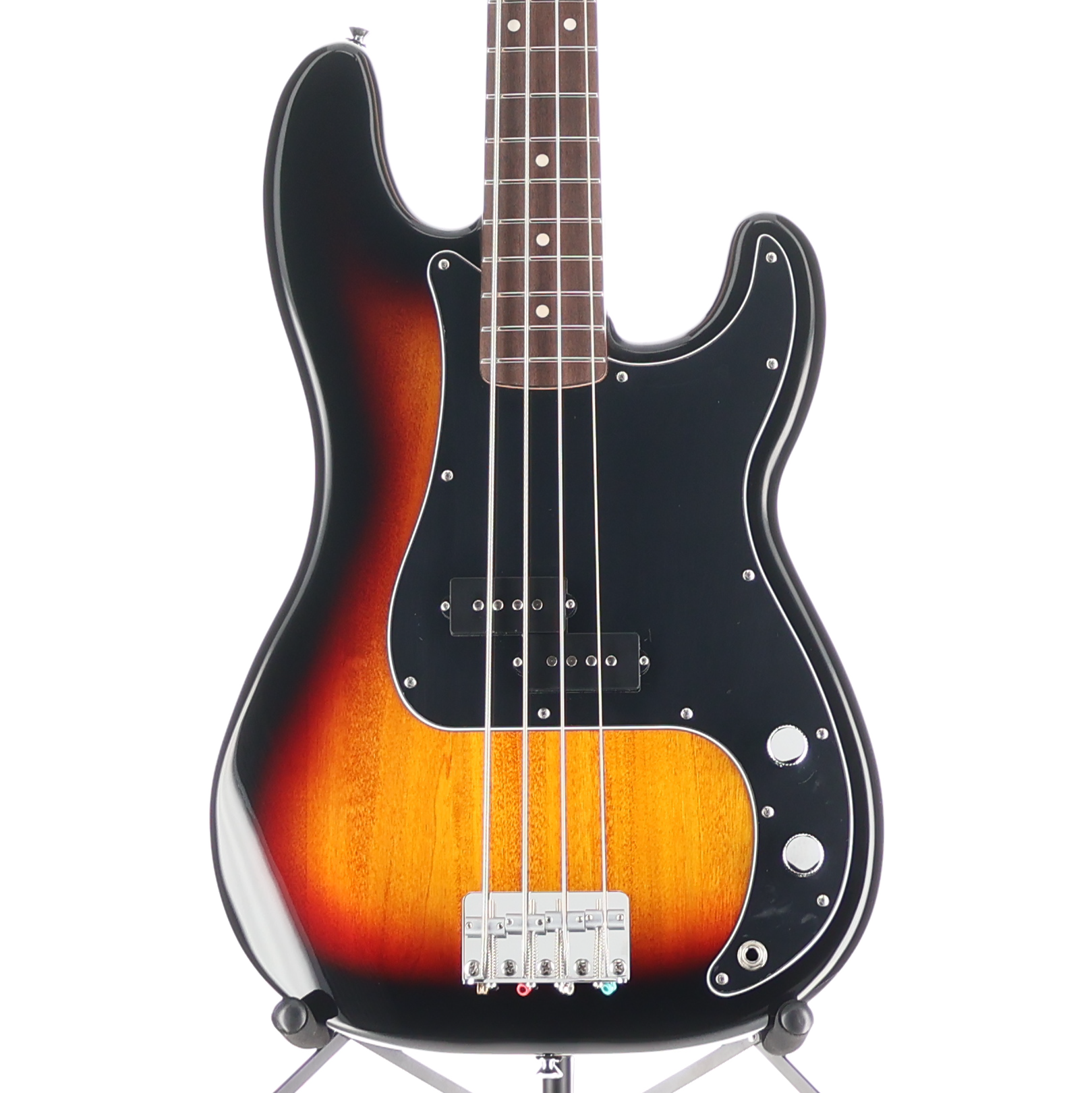 Fender Standard Precision Bass, Laurel Fingerboard, Black Pickguard, 3-Color Sunburst (SR) (08159)