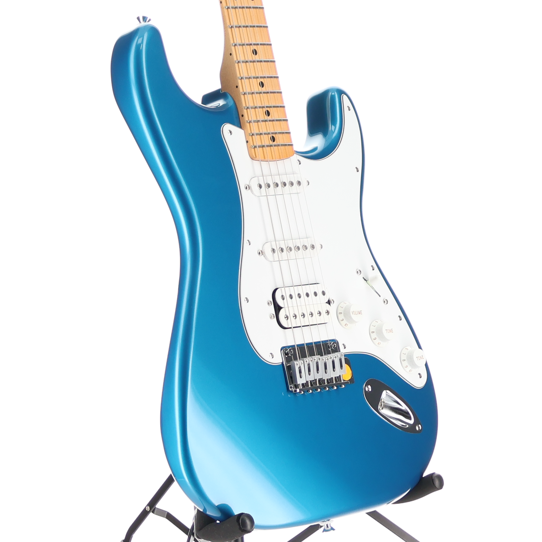 Fender Standard Stratocaster HSS, Aqua Marine Metallic, White Pickguard, Fully Tested (O6) (04673)