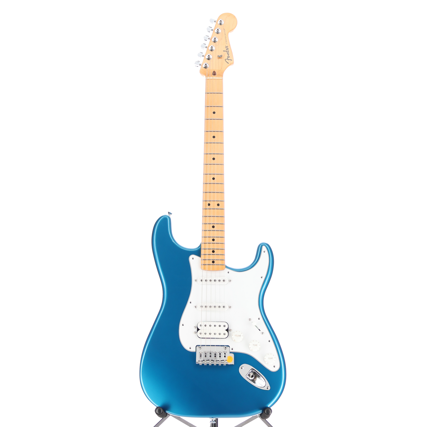 Fender Standard Stratocaster HSS, Aqua Marine Metallic, White Pickguard, Fully Tested (O6) (04673)